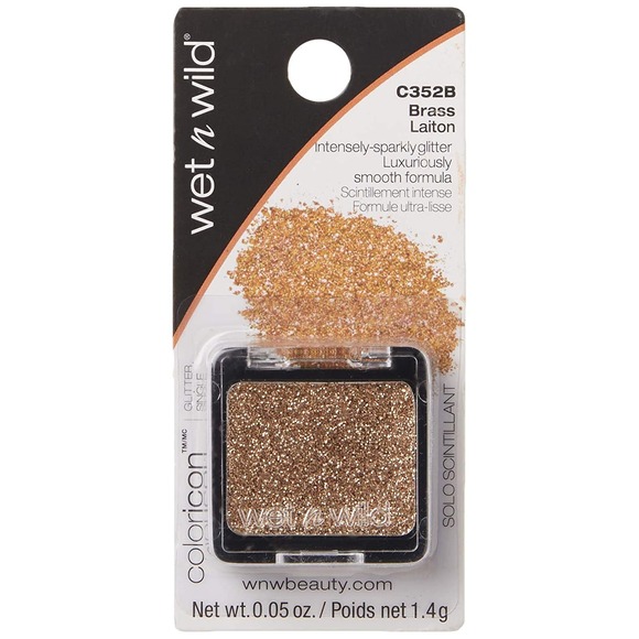 Wet n Wild Coloricon Glitter Eyeshadow Spiked Groupie Brass Bleached 4Pack Combo - Picture 11 of 12